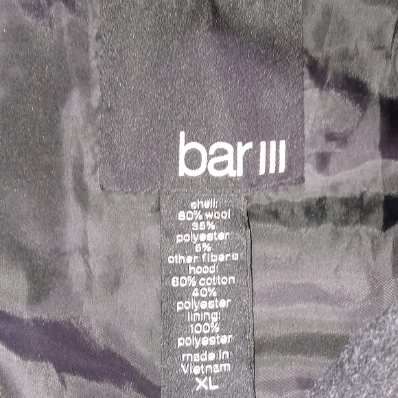 Bar III Pea Coat with Hood - Picture 6 of 8